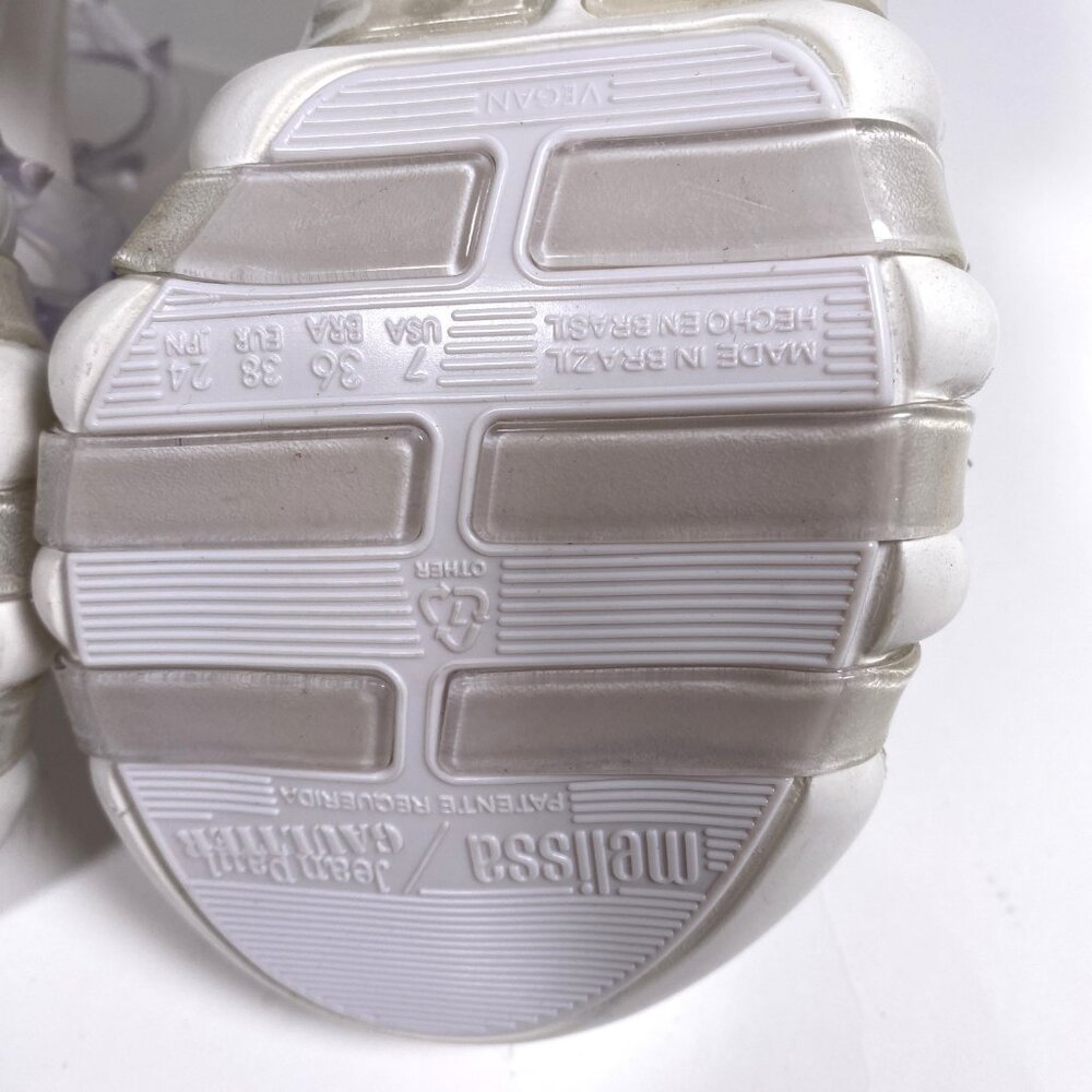 JEAN PAUL GAULTIER x Melissa White Jelly 'Punk Love' Platform - Picture 11 of 11